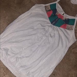 Tank top with design